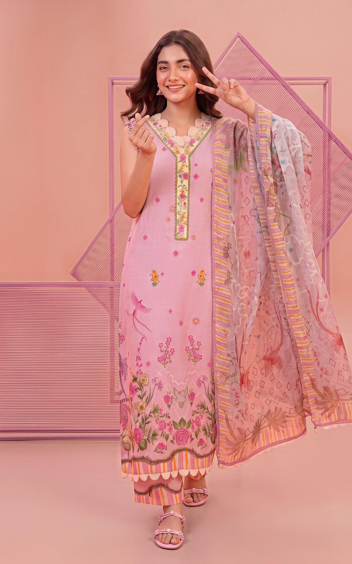 Camellia (YKL26-07) | 3pcs Unstitched Printed Lawn