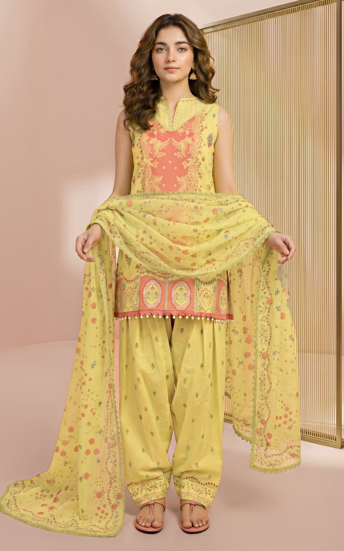Sunflower (YKL26-08) | 3pcs Unstitched Printed Lawn