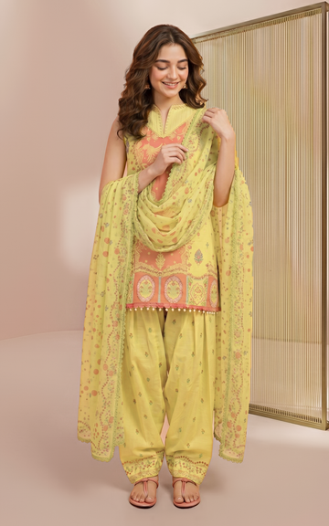 Sunflower (YKL26-08) | 3pcs Unstitched Printed Lawn