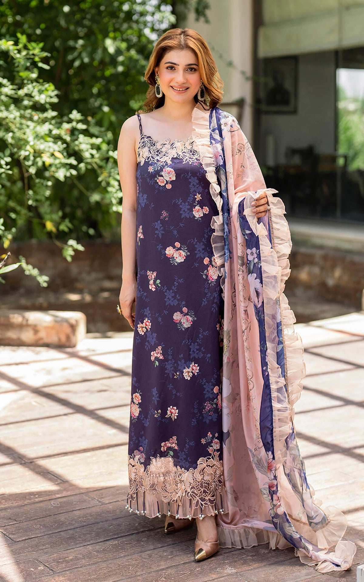 Zahra MK-13 | Unstitched Lawn - Shop Now at Asifa and Nabeel